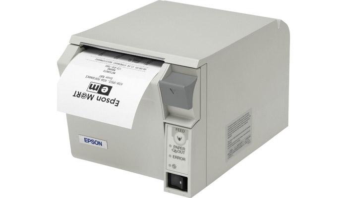 Brand New Epson Tm T70ii Receipt Printer And Omnilink Smart Solutions For Pos Printing Industry 9383